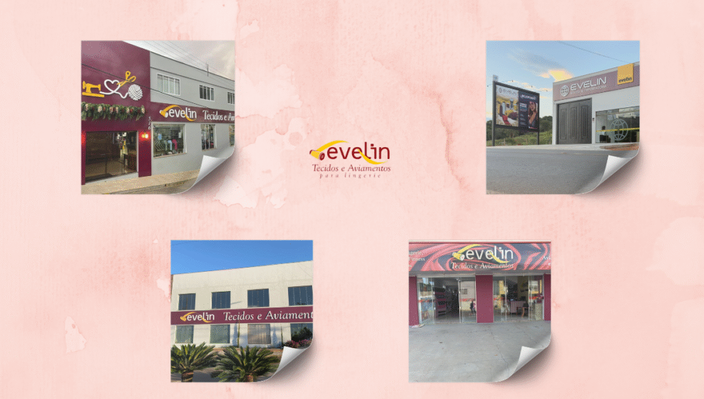 Produtos exclusivos em tecidos e aviamentos para lingerie na Evelin Tecidos e Aviamentos
