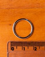 Argola de níquel para sutiã, acessório metálico resistente para lingerie