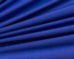 Tecido Cotton 30.1 cor Azul Bic para camisetas, pijamas e moda infantil