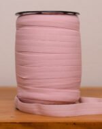 ELASTICO MAIRA 16-ROSA BB Elástico dobrável Maira 16 cor Rosa BB para lingerie infantil e moda praia