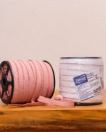 Elástico de Bico Primavera 12 da Evelin Tecidos e Aviamentos – rolo com 50 metros, ideal para acabamento de lingerie.