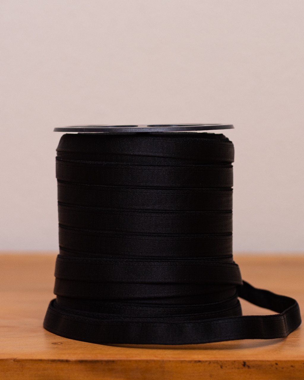 Elástico viés de arco Taquara 10 cor Preto para lingerie e moda íntima