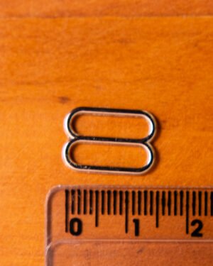 Regulador de níquel para sutiã, fivela metálica para ajuste de alças