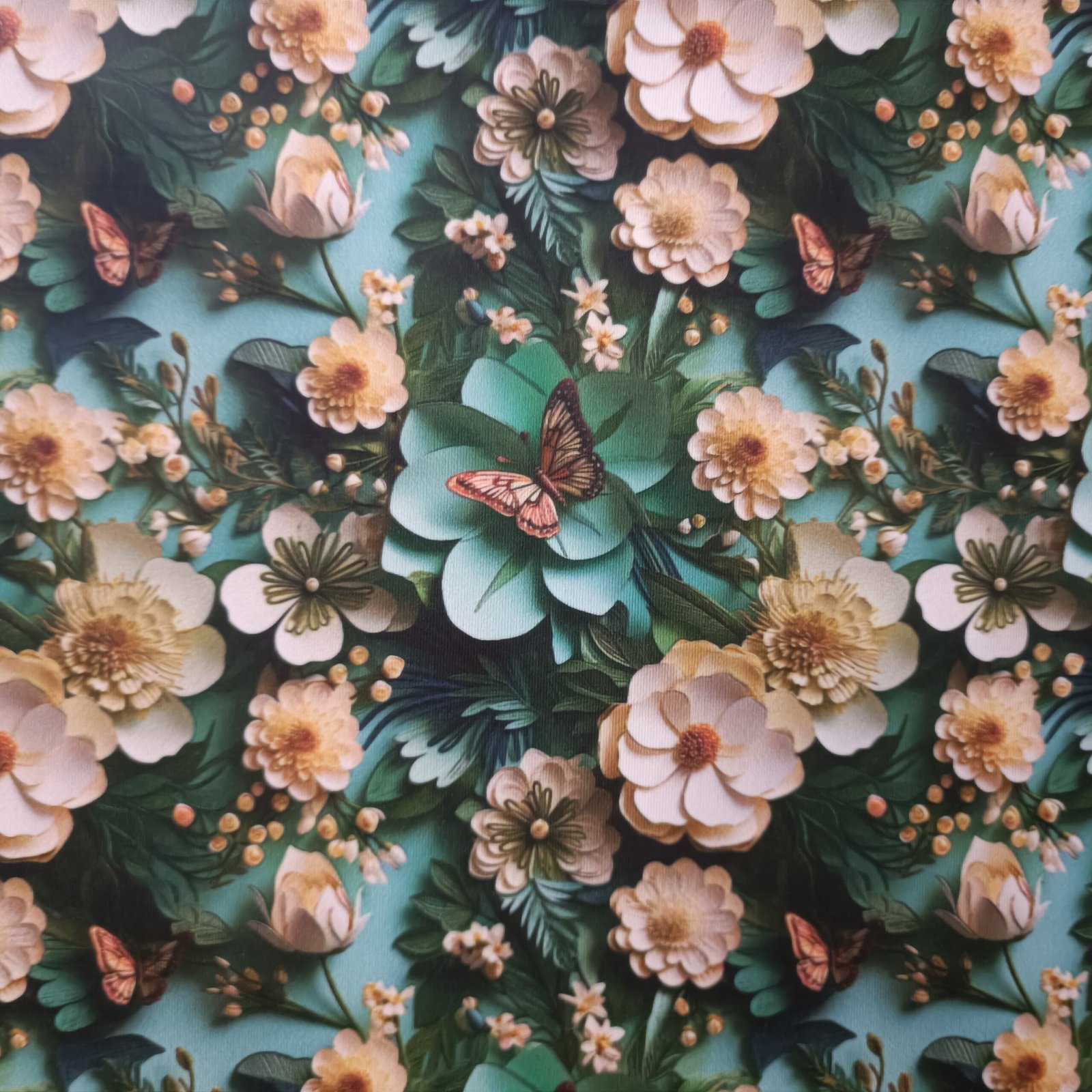 Microfibra com estampa digital Cod-13 para lingerie, toque suave e cores intensas.