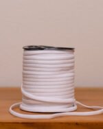 Elástico Rolote – Branco | Toque Leve e Delicado para Acabamentos em Lingerie Elástico Rolote Branco – acabamento fino e delicado para lingerie profissional