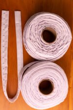 Fecho de nylon - Rolo 20m branco a metro para lingerie – rolo com 20 metros
