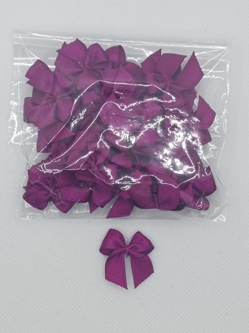 Pacote com múltiplos Laços Gordinho de Cetim na cor Odalisca, ideal para produção em escala de lingeries elegantes e românticas.