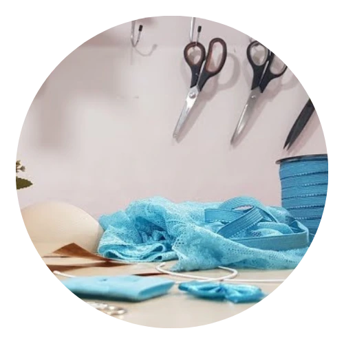 Acessórios para confecção de lingerie – Evelin Tecidos e Aviamentos. Itens essenciais para montagem e acabamento de peças íntimas femininas.