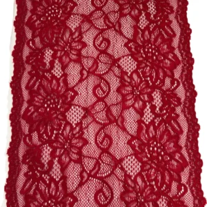 Renda EVELIN-103 macia, cor Divino, tom profundo e rico para acabamentos premium.