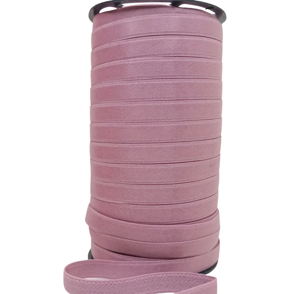 Alça Cactus 10 na cor malva para confecção de lingerie com acabamento delicado