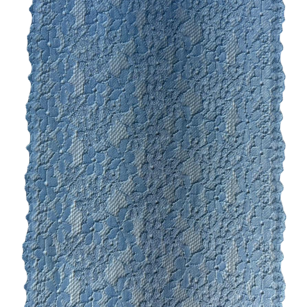 Renda 001 na cor frozen Evelin Tecidos e Aviamentos