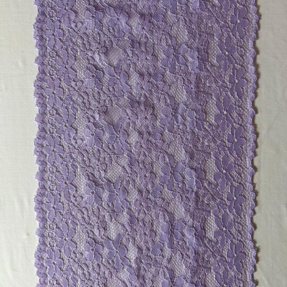 Renda 001 na cor harmonia com desenho exclusivo Evelin Tecidos e Aviamentos