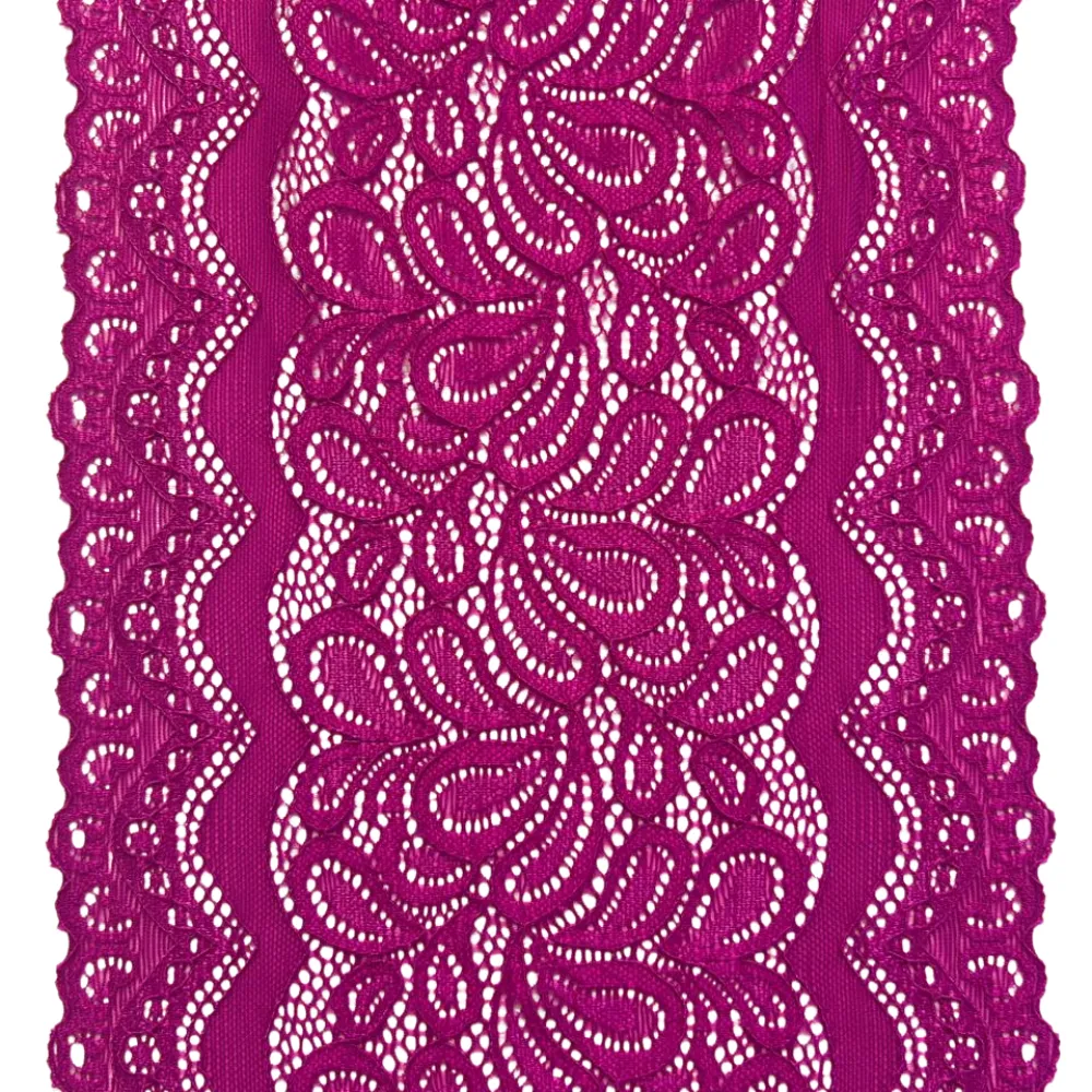 Renda 114 na cor odalisca para lingerie com visual vibrante