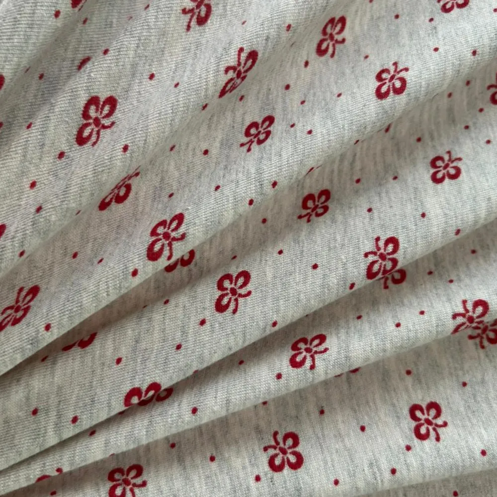 Tecido Cotton Estampado Borboleta Marsala Fundo Mescla Evelin Tecidos.