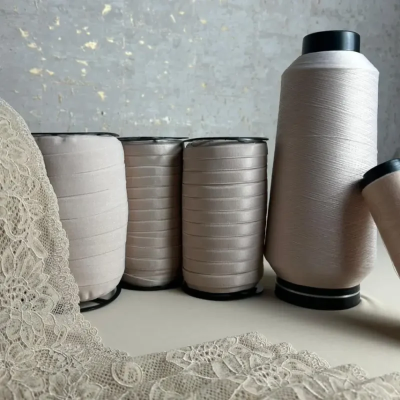 Kit Fabricação Calcinha Tanga Pala Dupla para Lingerie | Evelin Tecidos Kit fabricação calcinha tanga pala dupla Evelin Tecidos para produção de lingerie com acabamento profissional