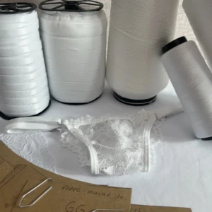 KIT FABRICAÇÃO CALCINHA FIO REGULAGEM EM RENDA