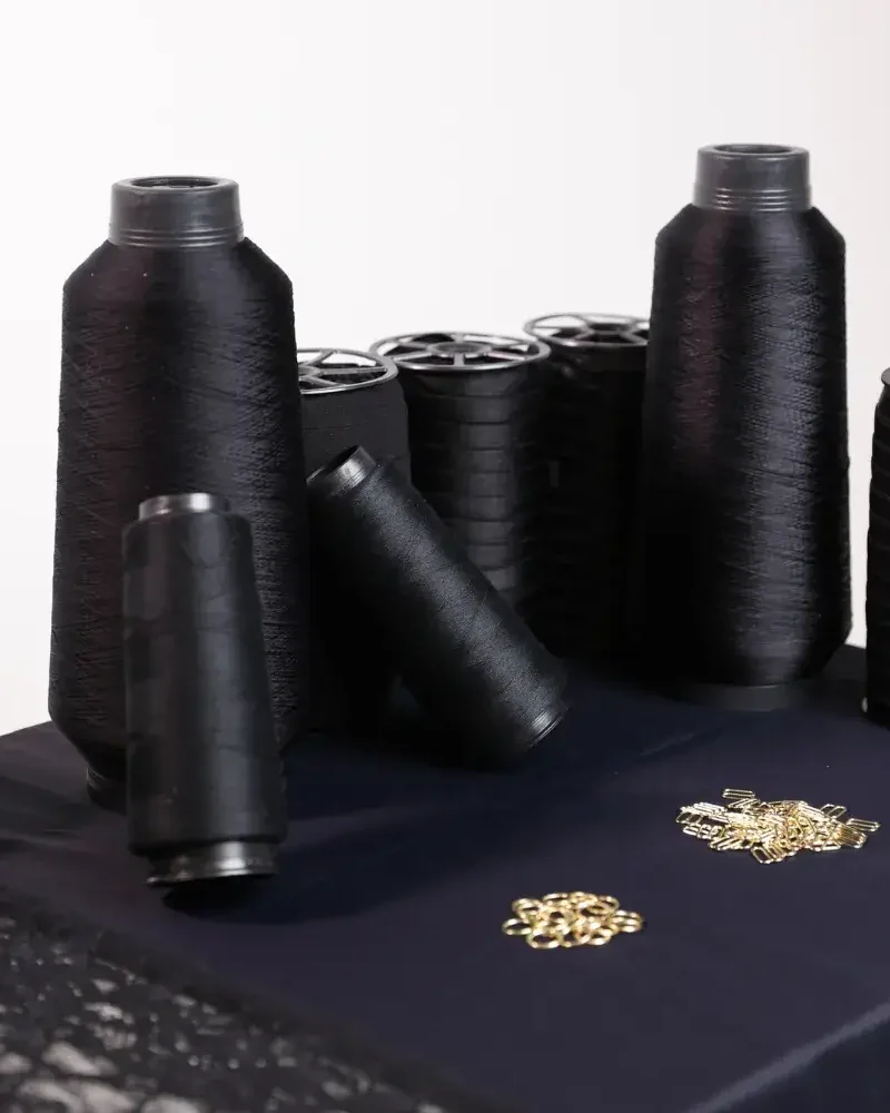 Kit fabricação conjunto sem bojo em renda Evelin Tecidos para produção de lingerie sofisticada