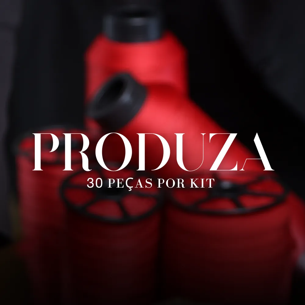 kit fabricação de lingerie para produzir 30 peças com materiais completos